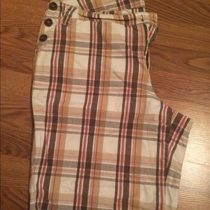 Venezia Plaid Bermuda Shorts